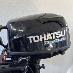 2017 and 2019 Tohatsu and Achilles 6hp 4 stroke with 9’6” Achilles inflatable