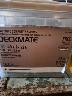 2.5 inch deck screws