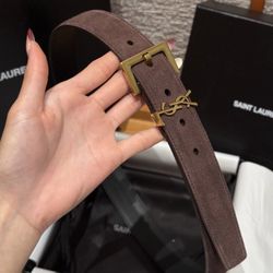YSL Women’s Belt With Box 2026 New 
