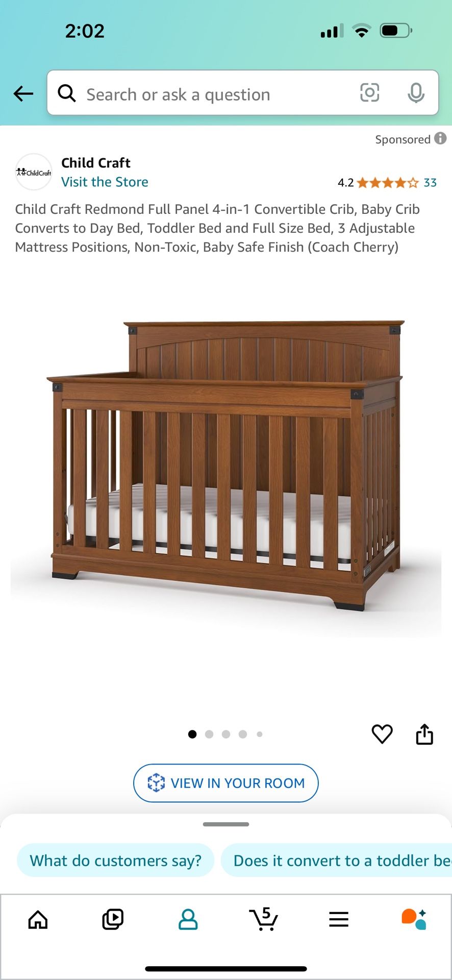 Child Craft Redmond Crib