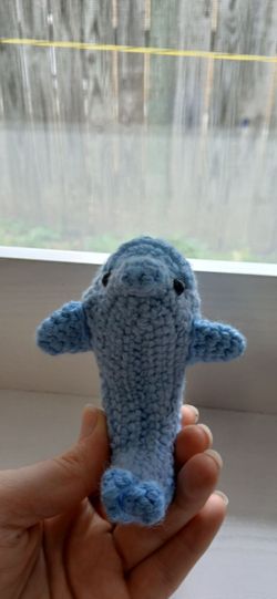Handmade Crochet Dolphin Plush