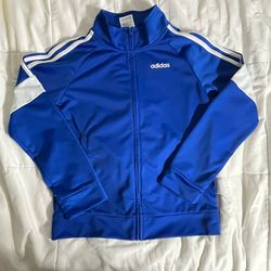 ADIDAS Blue Childrens Jacket (Medium)