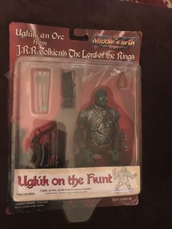 ugluk on the funt vintage Lord of the rings toy/figure