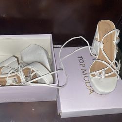 Top moda heels size 6 in half 