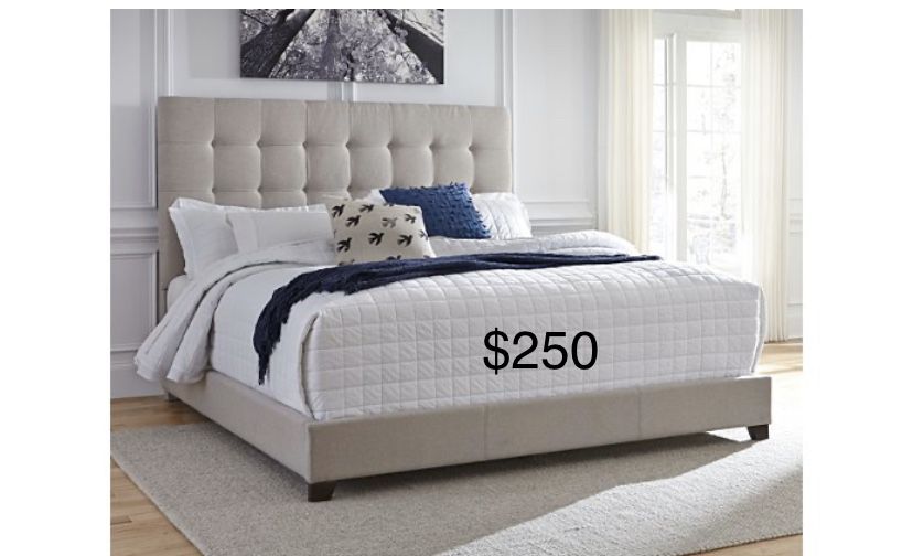 Queen Ashley Furniture bed frame and headboard