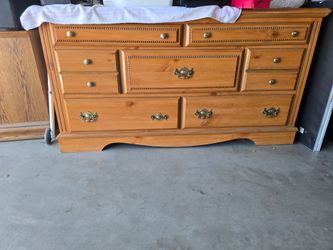 Dresser with mirror