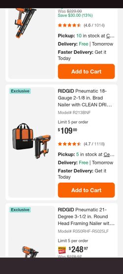 Brand new 18ga nail gun