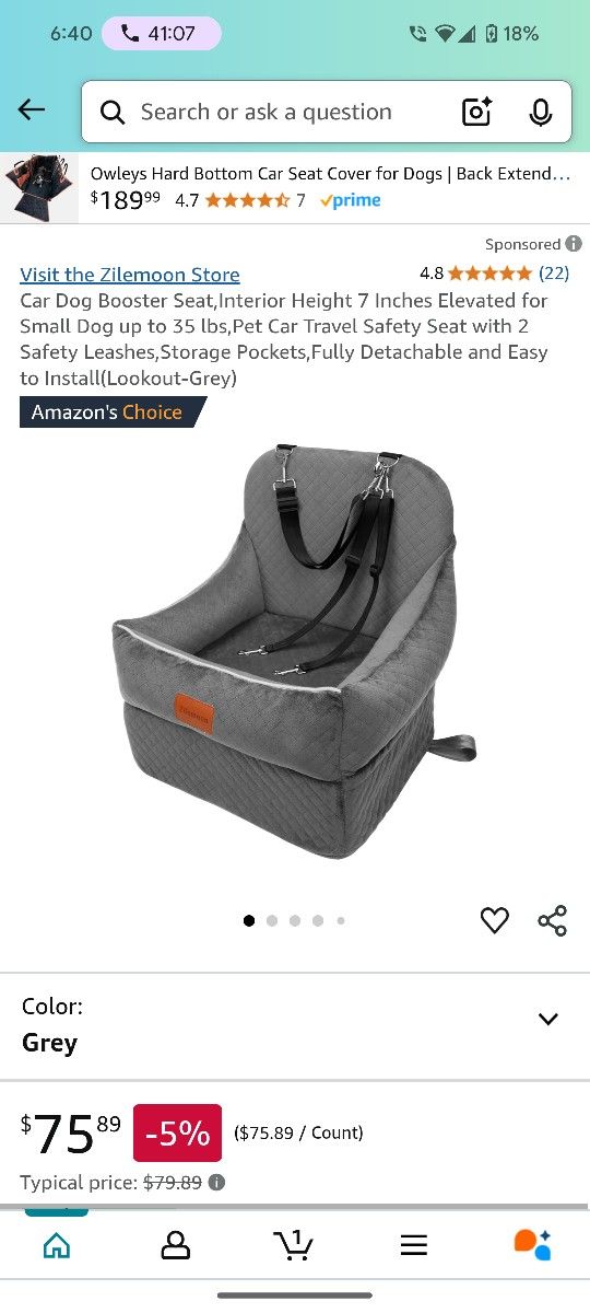 Dog Booster Seat
