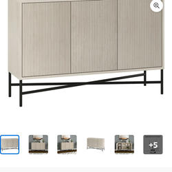 Buffet Table in Alder White Color