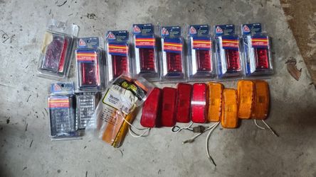 Bulk Package 20+ Trailer Lights And Bulvs 