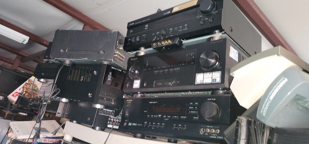 sony panasonic  dbd bluray player and amplifier  receiver  denon sony pioneer 