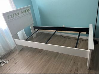 White Twin Bed Frame