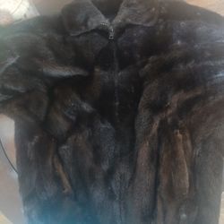 Mink Bomber Jacket