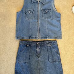 Ladies Levi Vest And Skorts 16