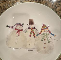 Oneida Snowmates Serving Bowl