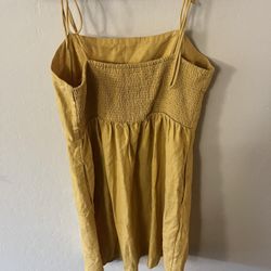 Old Navy Yellow Linen Sundress 