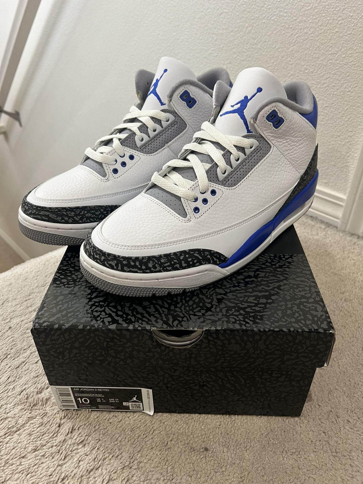 Jordan 3 Retro Racer Blue