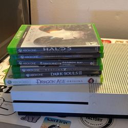 Xbox One S 500GB + Shown games