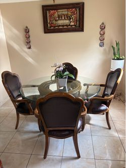 Comedor redondo 4 sillas