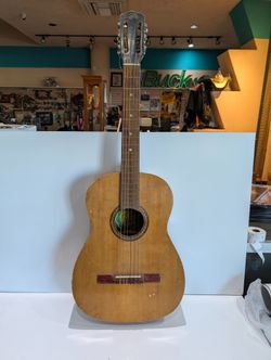 Vintage Gilb Paracho Mexico Classical Acoustic Guitar Handcrafted Folk Instrument