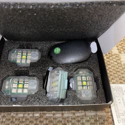 Wireless Strobe LED Lights, 4 Pack, 