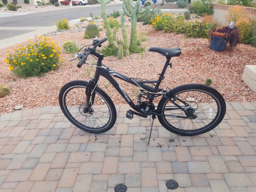 26 Inch Men's Mongoose Detour Full suspension Mountain Bike