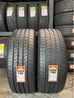 (2) 275/50/22 Michelin