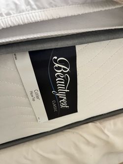 Free - king mattress, box springs, frame and storage headboard