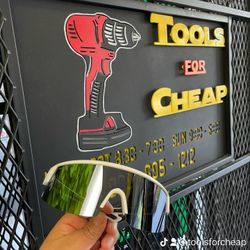 BOMBER EYEWEAR BOMB RIPPA Safety - Polarized Silver Mirror White. ( Includes microfiber bag ) $79