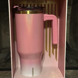 Limited Edition Pink 40oz Tumbler HydraPeak Brand 