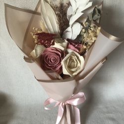 Soft Wood Flower Bouquet Graduation Gifts