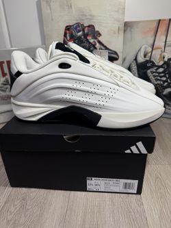 New Adidas Nova IIInfinity White/Blk Basketball Shoe Men Size 13.5, 14.5, 15, 16