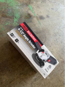 Drill master 4-1/2” angle grinder