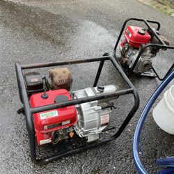 3 In Trash Pump With Discharge Hose 