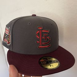 Hat club stained St. Louis cardinals 2006 inaugural season size 7 1/4 brand new 
