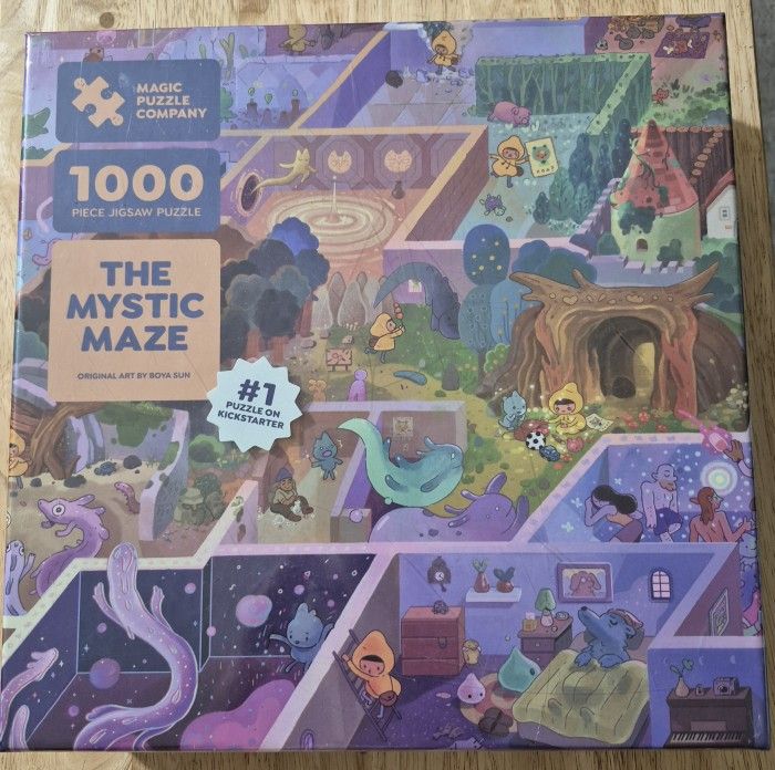 Magic Puzzle Company THE MYSTIC MAZE Jigsaw Puzzle 1000 Pieces Brand New Sealed
