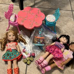 American Girl Wellie Wishers bundle