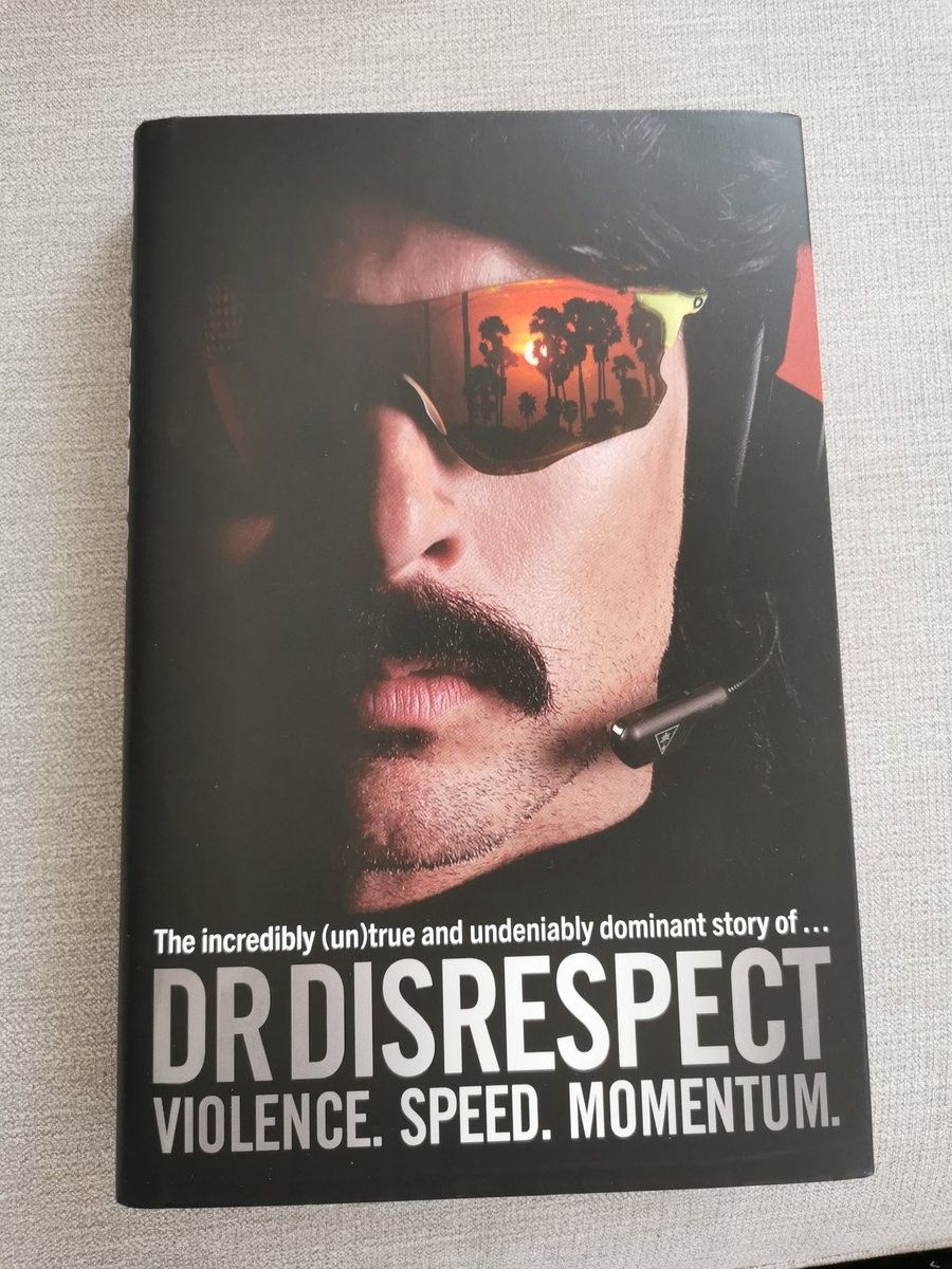 VIOLENCE,SPEED,MOMENTUM Dr Disrespecr Book Signed