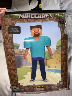 Boys Minecraft Halloween costume size M 7/8