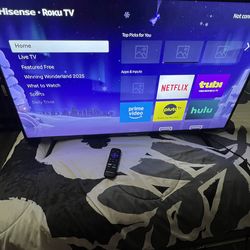 Hisense Roku tv 32” with control