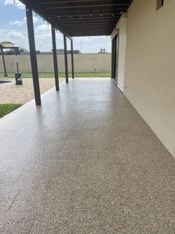 Epoxy Flakes Floor