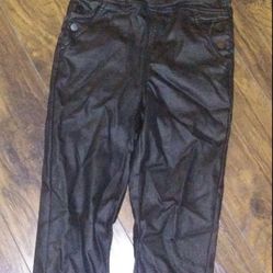 Leather Like Overalls Size Small