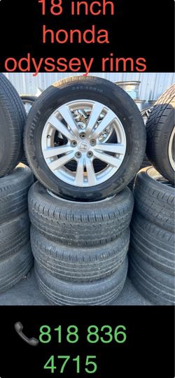 18 inch honda odyssey rims and good tires