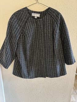 Eileen Fisher Black and White Jacket