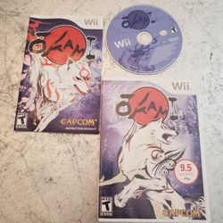Okami (Nintendo Wii, 2008) CIB - Complete w/ Manual 
