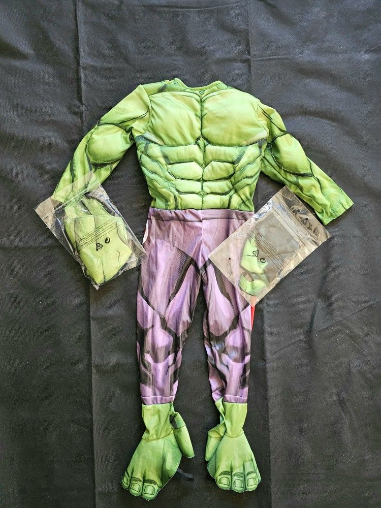 NWOT Rubies Toddler Boy Hulk Costume Size XS 3T/4T