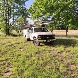 1999 Chevy 3500 Dually Work Bed And Pipe Rack