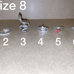 Silver Ring Size 8