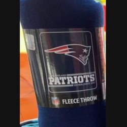 New England Patriots Fleece Throw Blanket