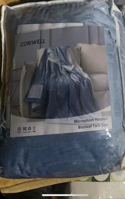 Coriwell Micro Heated Blanket Twin Size